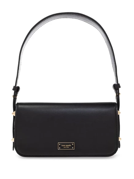 Женская сумка-тоут Kate Spade, кожаная, черная