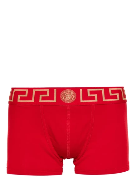 Мужские боксеры Versace Greca Border, красные