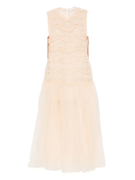 Платье макси от ZIMMERMANN Illuminate neutrals