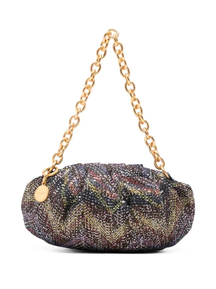 Женская сумка через плечо Missoni с зигзагом, черная