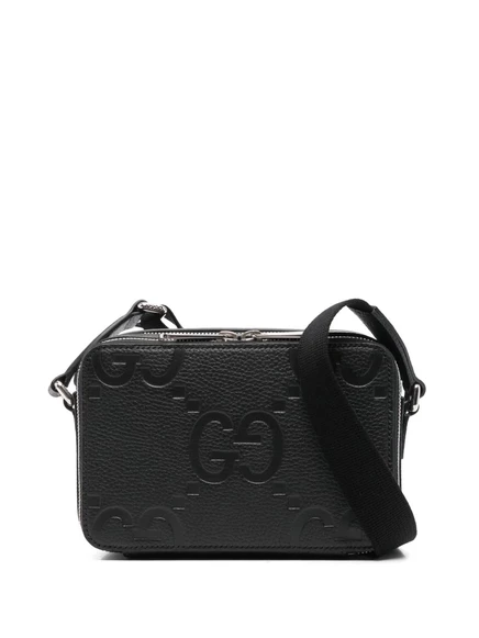 Мужская сумка-мессенджер Gucci Mini Jumbo GG, черная