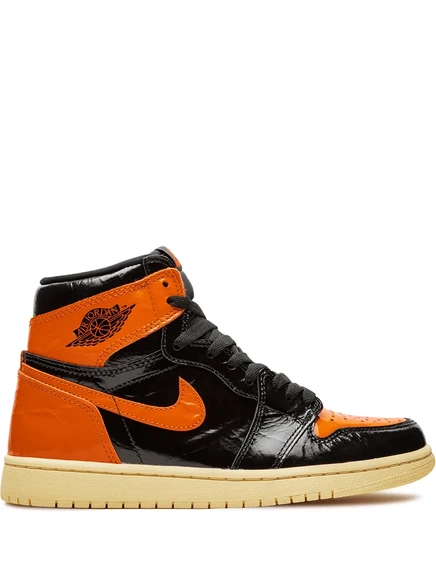 Кроссовки Air Jordan 1 Retro High OG Shattered Backboard, черные