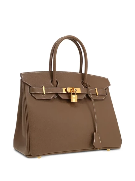 Бывшая в употреблении сумка Birkin 30 от Hermès brown