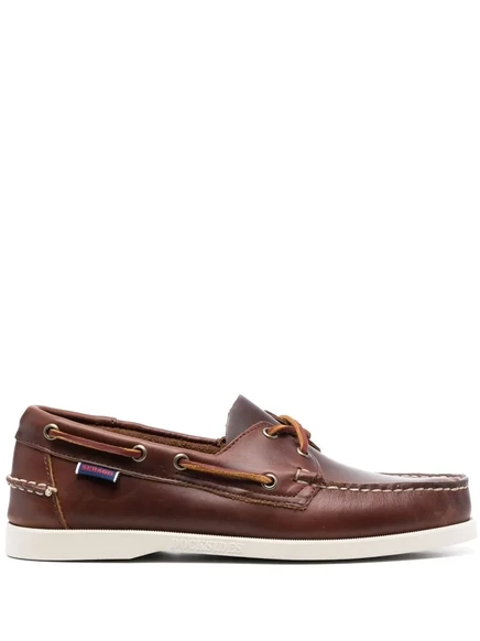 Мужские кожаные топсайдеры Sebago Docksides Portland, серые