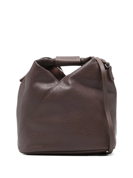 Сумка через плечо MM6 Maison Margiela с диагональным швом brown