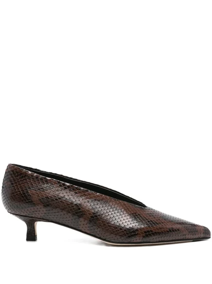 Туфли-лодочки с острым носком Aeyde 45mm Clara brown