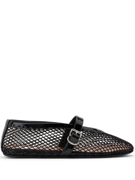 Балетки в сеточку от Alaïa black