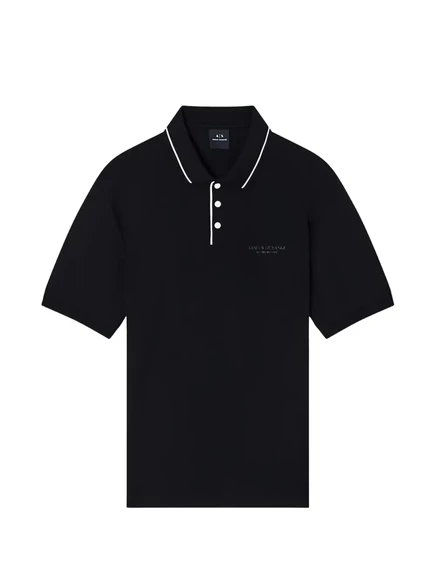 Мужская футболка-поло Armani Exchange, черная