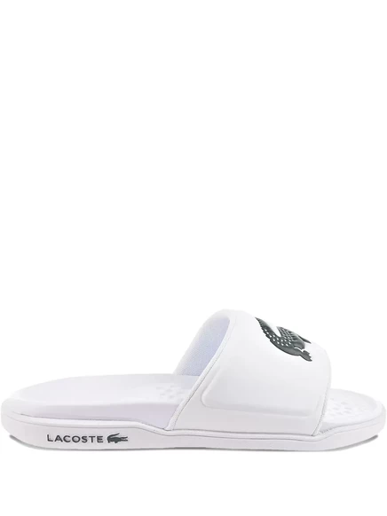 Мужские шлепанцы Lacoste Croco Dualiste, белые