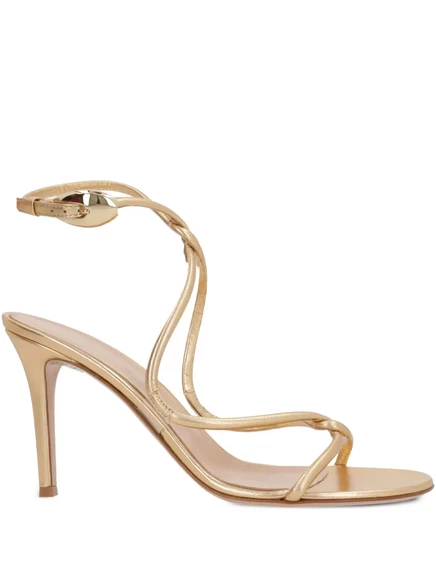 Женские босоножки Gianvito Rossi 85 мм Black Mamba, черные