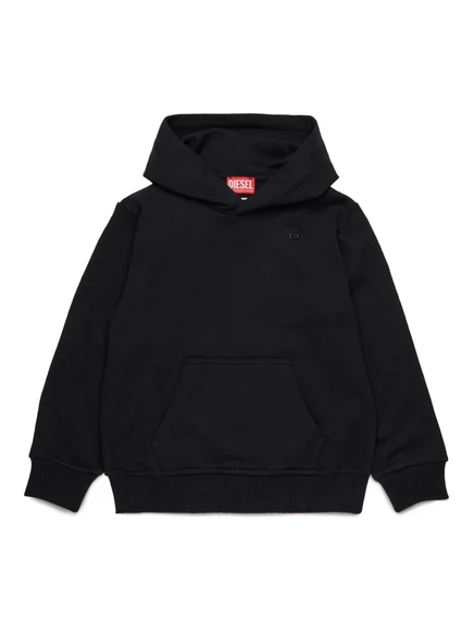 Худи для мальчиков Diesel Kids Smacshoodmegovald, чёрное