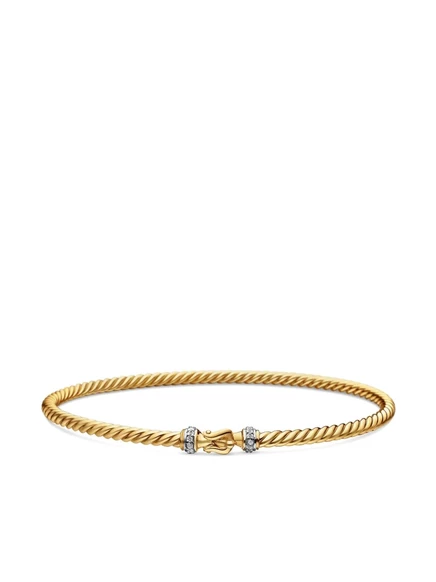 Женский браслет David Yurman Buckle 2,6 мм, 18K золото