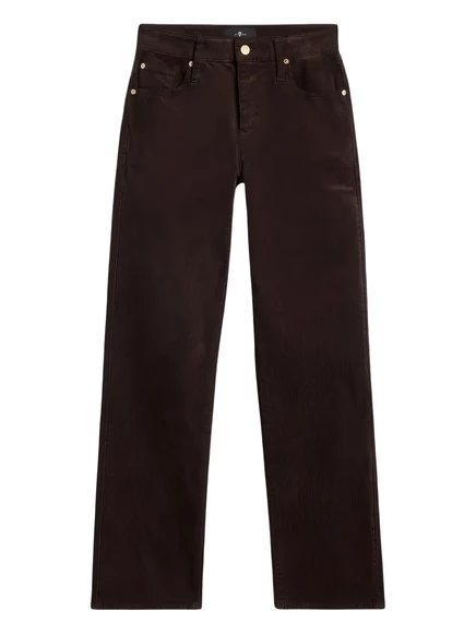 Женские джинсы 7 For All Mankind вельветовые, коричневые