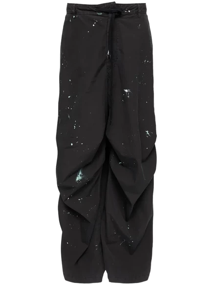 Брюки MM6 Maison Margiela от брызг краски  black