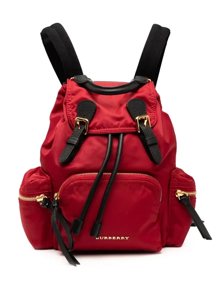 Подержанный рюкзак Burberry из среднего нейлона для подиума 2000-2017 годов выпуска black