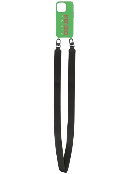 Чехол для iPhone 13 Pro с логотипом Kenzo green