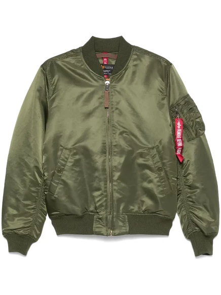 Классическая куртка-бомбер Alpha Industries  green