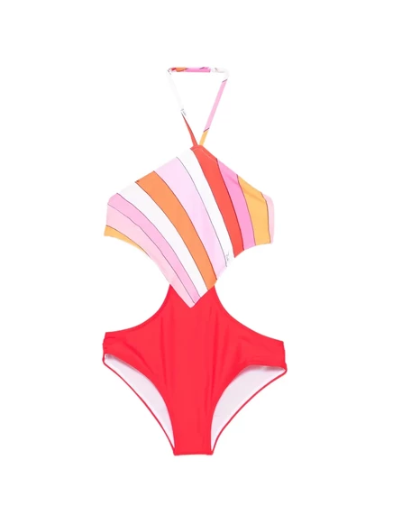 Купальник для девочек PUCCI Junior, красно-розовый