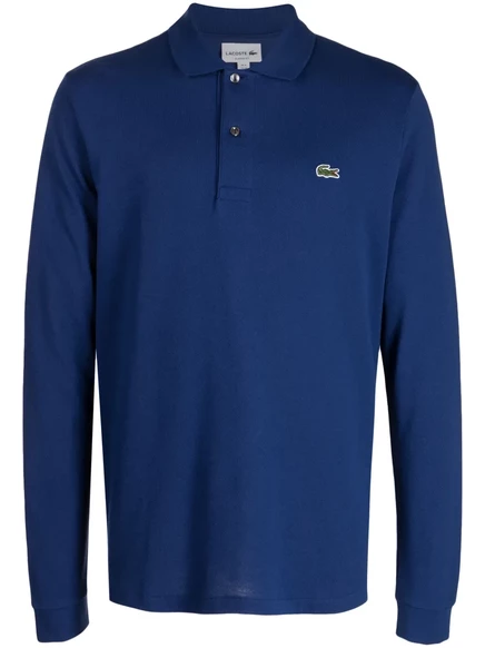 Унисекс поло Lacoste L.12.12 из пике, синее