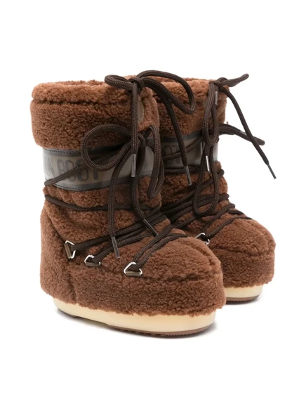 Детские зимние сапоги Moon Boot Kids Icon, коричневые