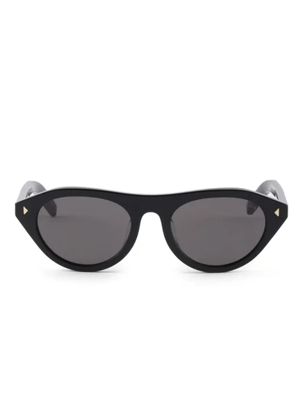 Женские солнцезащитные очки Prada Eyewear круглые, черные