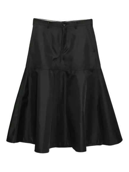 Мужская одежда Comme des Garçons плюс юбка а-силуэта black