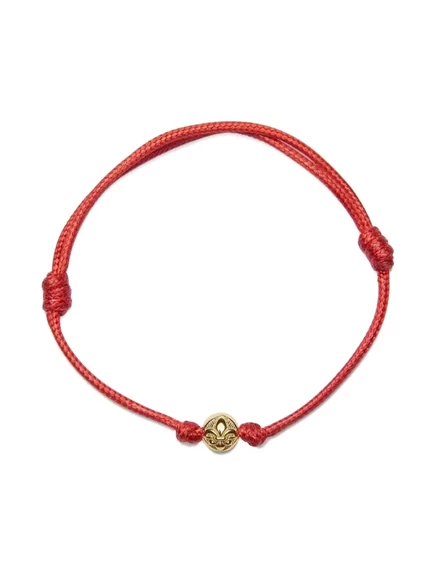 Мужской браслет Nialaya Jewelry из стали с красными бусинами