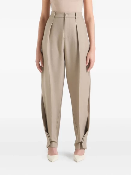 Сшитые на заказ брюки Manière De Voir Sophie Twist Leg brown