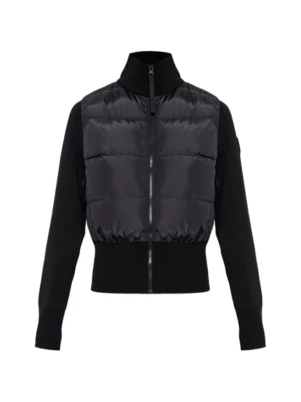Женская стеганая куртка Canada Goose на молнии, черная