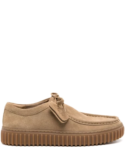Мужские лоферы Clarks Torhill замшевые, бежевые