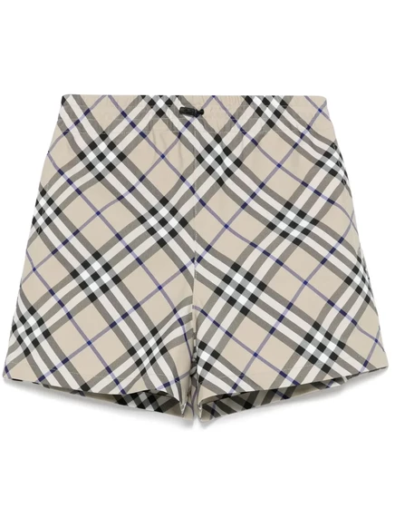 Шорты Burberry в клетку grey