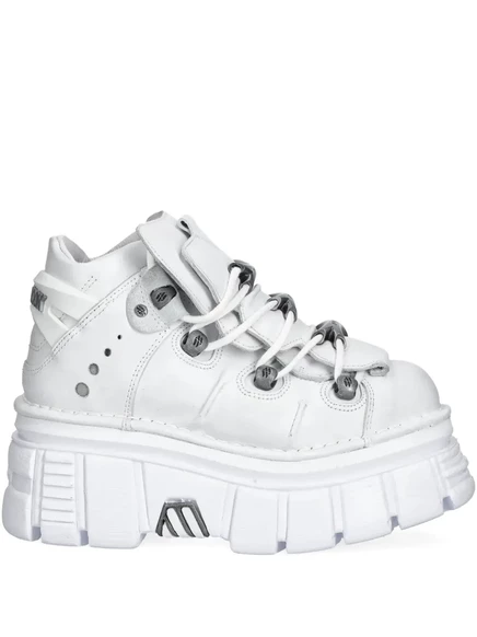 Унисекс кроссовки New Rock M-106-S53 платформенные, белые