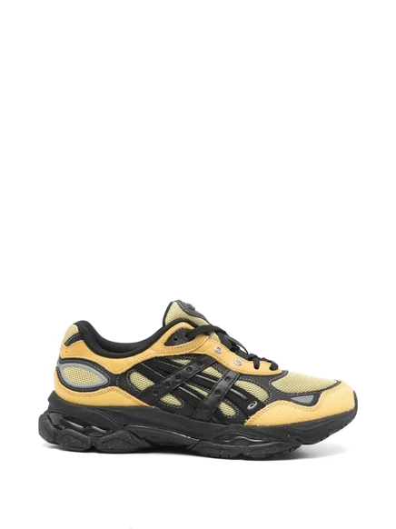 Унисекс кроссовки Asics панельные, желто‑черные