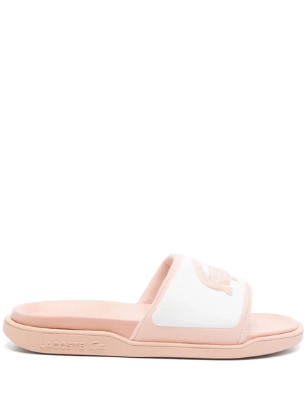 Женские шлепанцы Lacoste Serve, персиково-розовые
