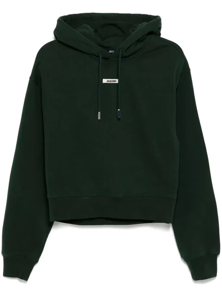 Толстовка с капюшоном с логотипом Jacquemus green