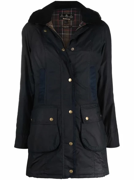 Куртка-парка Barbour с капюшоном blue