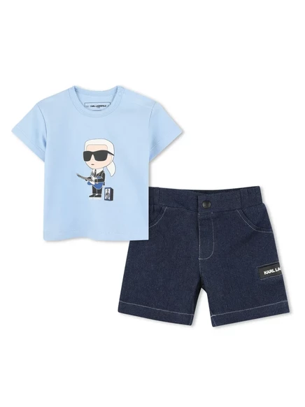 Мальчиковый комплект Karl Lagerfeld Kids Ikonik Karl, синий