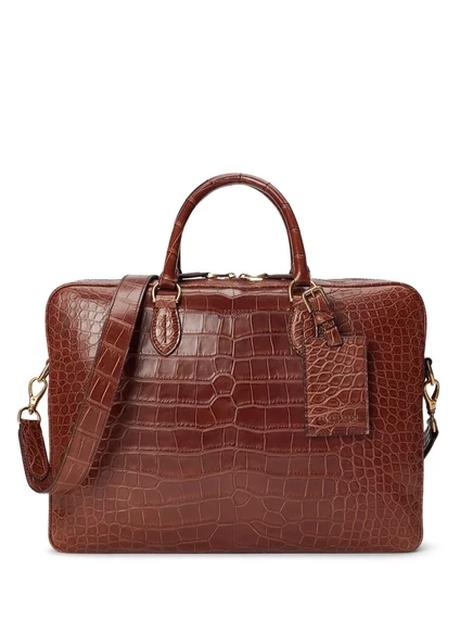 Мужской портфель Ralph Lauren Purple Label, коричневый