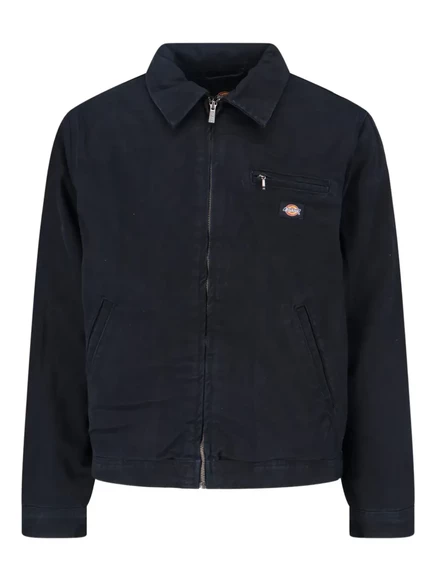 Мужская куртка-бомбер Dickies на молнии, черная
