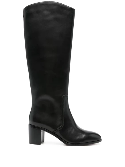 Кожаные сапоги до колена Lauren Ralph Lauren 60 мм black