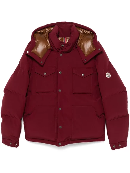 Пуховик Moncler Fornas red
