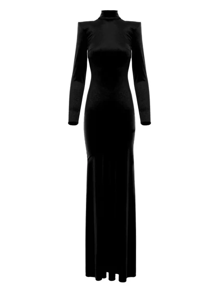 Женское платье VPM ATELIER Iris макси, черное