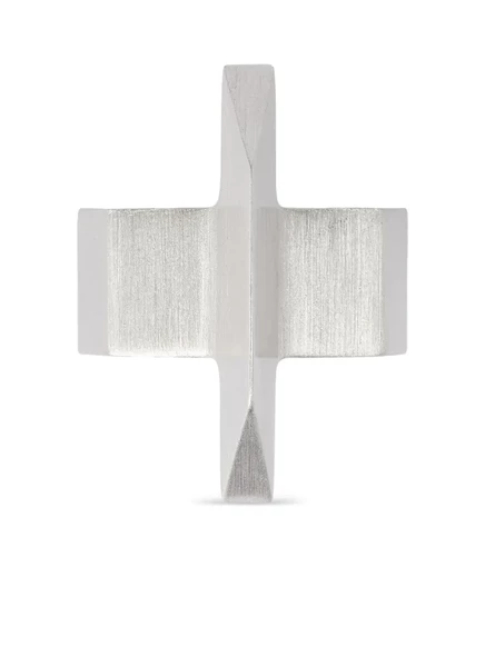 Женское кольцо Rick Owens Trapezoid, серебристое