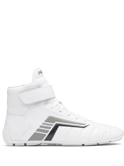 Ботинки chukka на шнуровке от Prada white