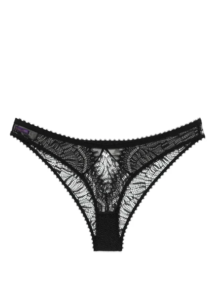 Женские трусы Maison Close Accroche Cœur кружевные, черные