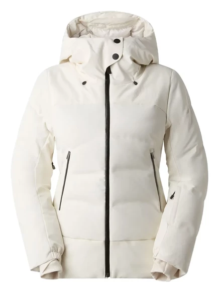 Женский пуховик The North Face с капюшоном, белый