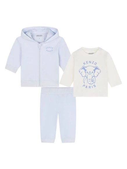 Спортивный костюм с логотипом Kenzo Kids blue