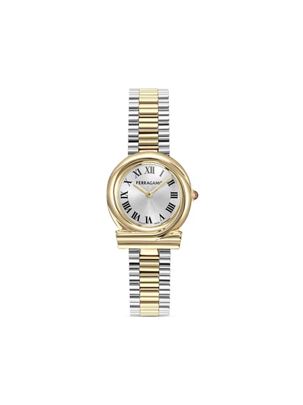 Женские часы Ferragamo Gancini Twisted 28 мм, серебристые