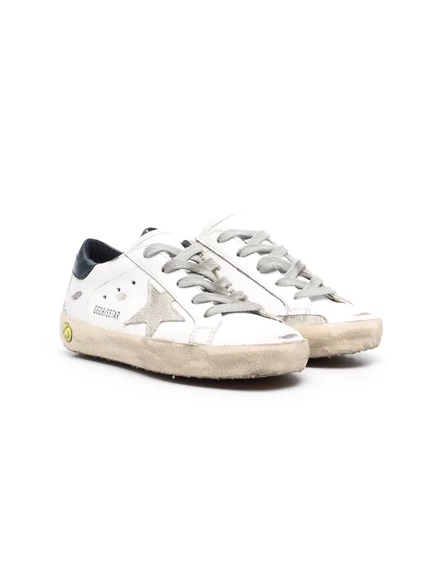 Детские кроссовки Golden Goose с низким верхом Superstar white