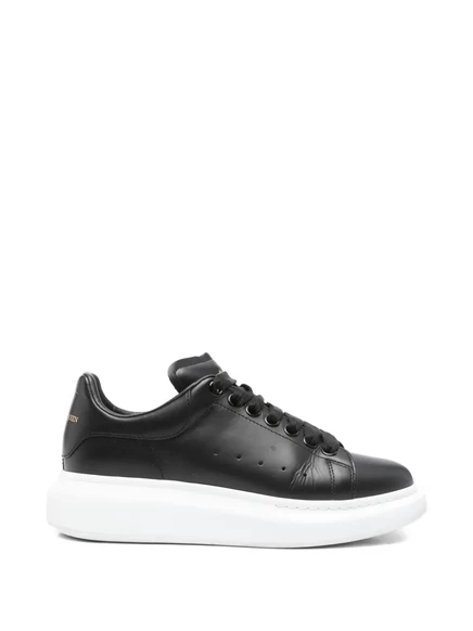 Женские кожаные кеды Alexander McQueen Pre-Owned на платформе, черные